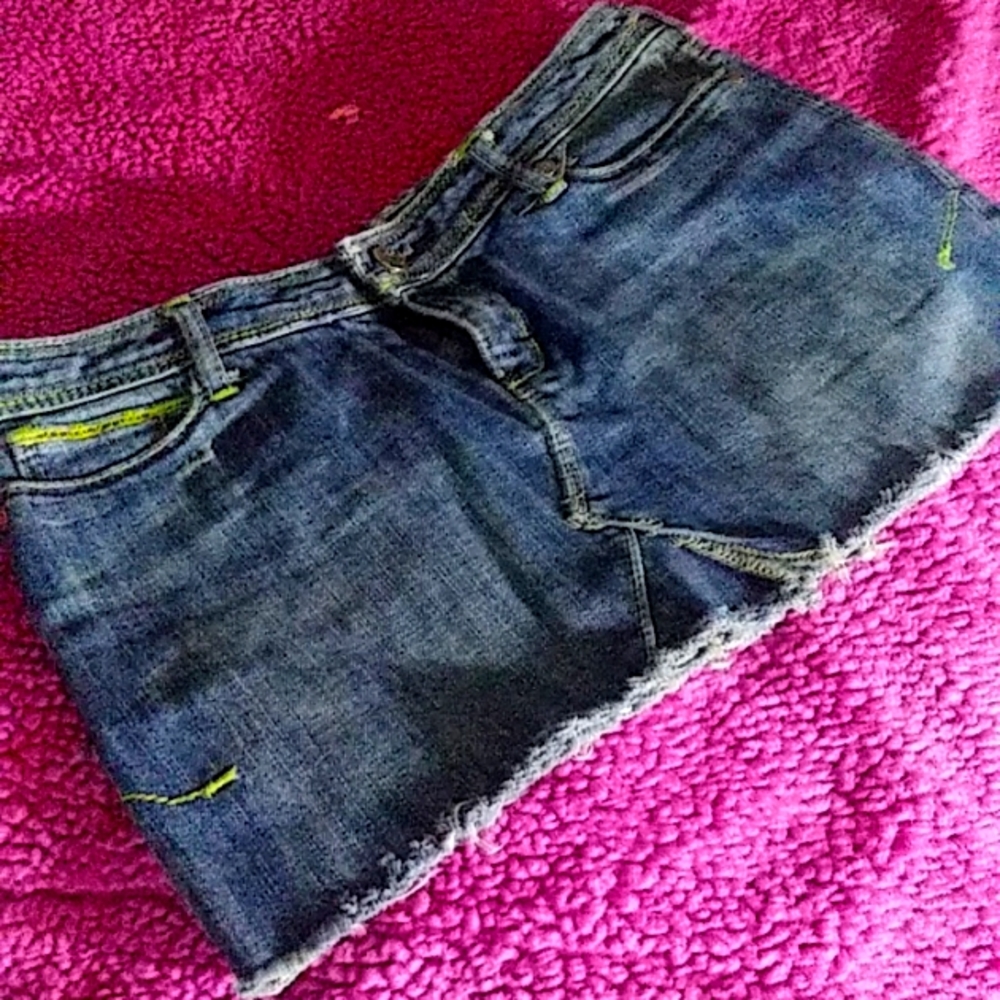 SO CAL, Jean Mini Skirt Size S
